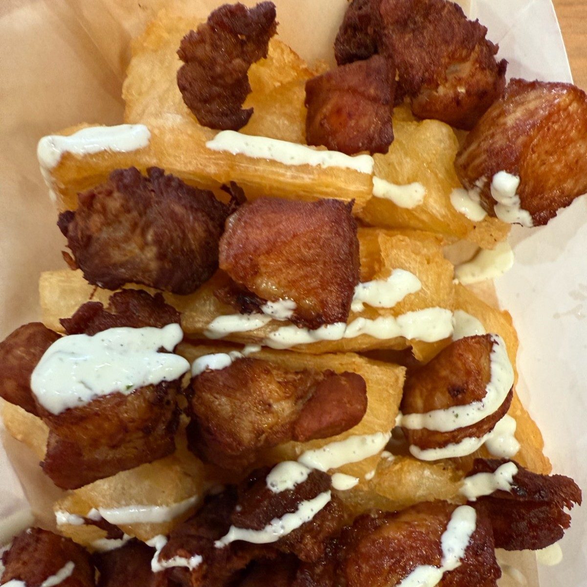 Fried Yuca and Fried Pork - Yuca Frita y Cochino Frito.